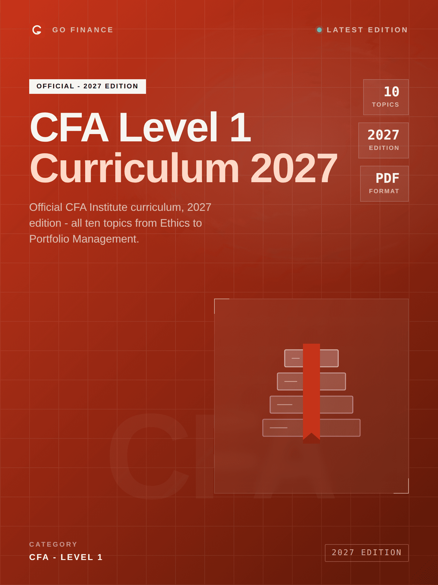 CFA L1 2027 Curriculum cover